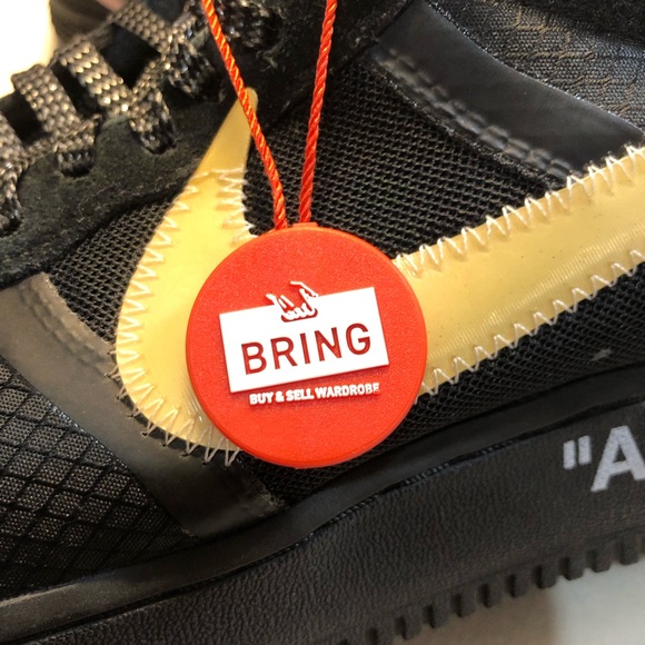 Nike x Off White AF1 Black size 8 US used no Og box - Picture 2 of 16